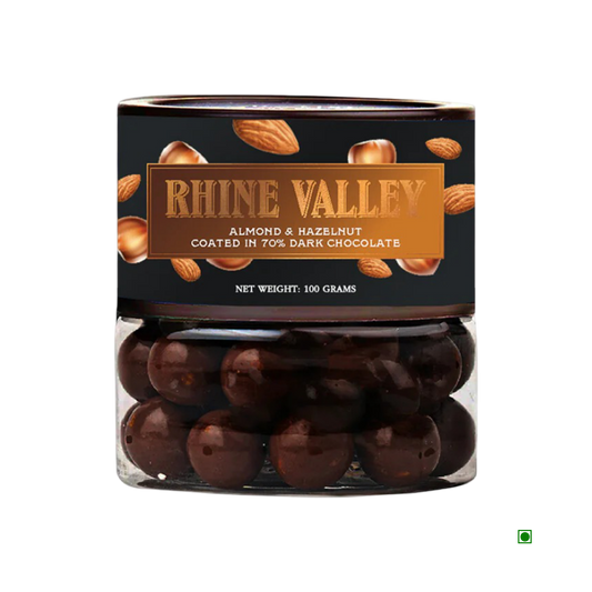 Rhine Valley Almond & Hazelnut 70% Dark Dragees 100g
