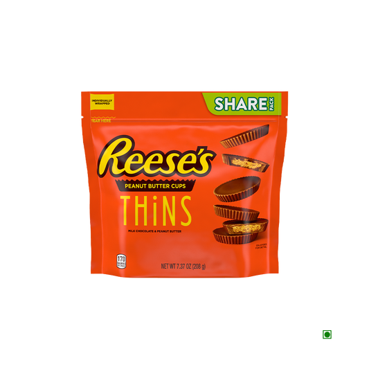 Reese's Thins Milk Chocolate Peanut Butter Cups 208g