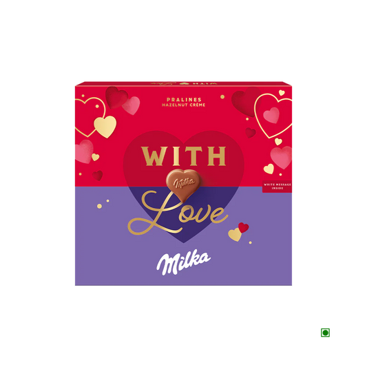 Milka Hazelnut Pralines Love Box 110g