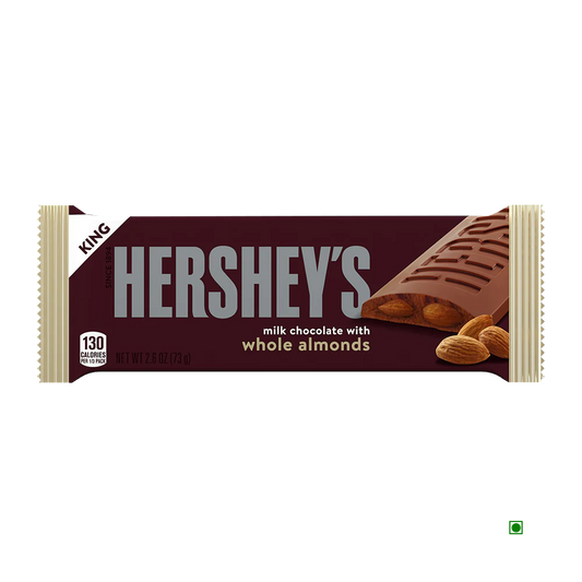 Hershey's Milk Chocolate With Almond Bar 73g
