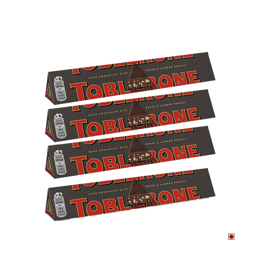 Toblerone Dark Chocolate Pack of 4 (100g X 4) 400g