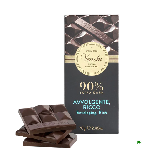 Venchi 90% Extra Dark Chocolate Bar 70g