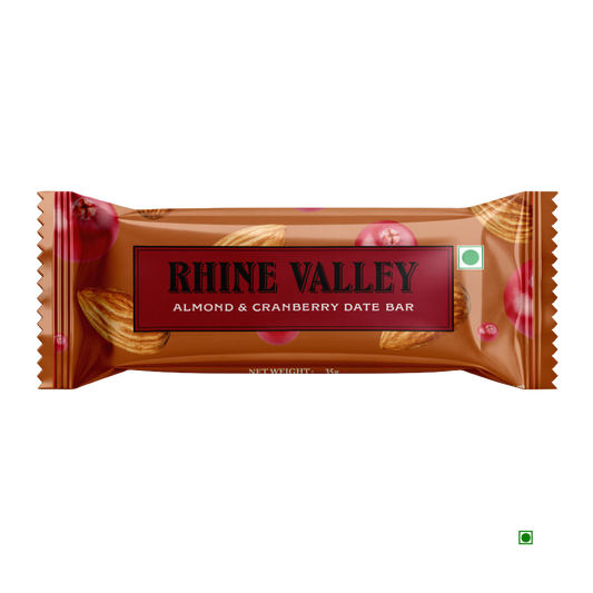 Rhine Valley Almond & Cranberry Date Bar 35g