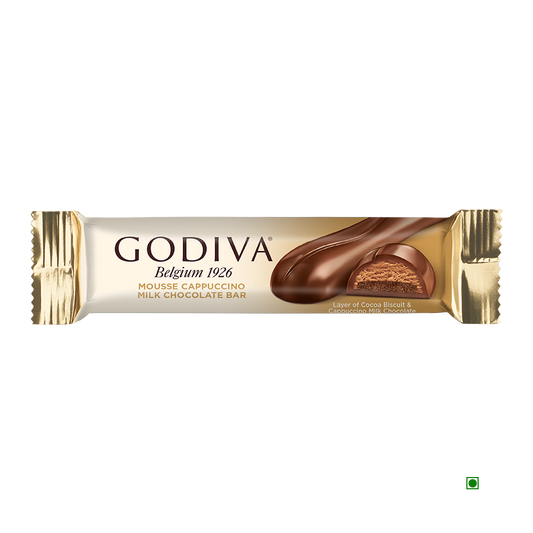 Godiva Mousse Cappuccino Chocolate Bar 35g