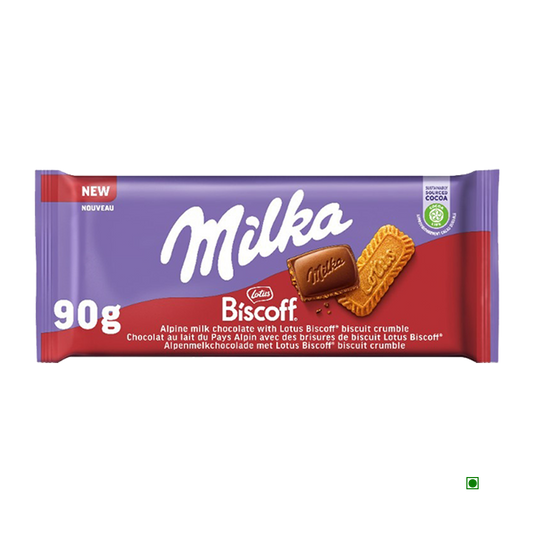 Milka Lotus Biscoff Bar 90g