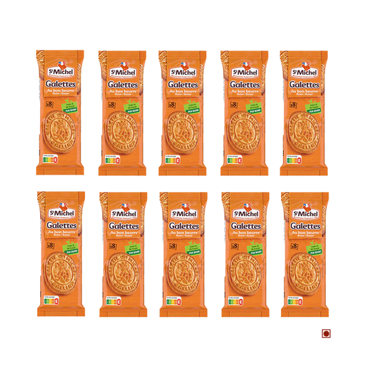 St. Michel Butter Biscuit Pack of 10 (51g X 10) 510g