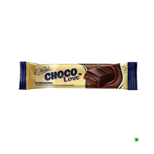Wedel Choco Love Filed Dark Chocolate Bar 45g