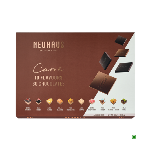Neuhaus Carre 10 flavours Box 60pc 300g