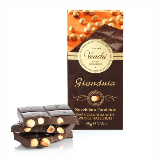 Venchi Dark Gianduia Bar 95G