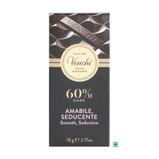 Venchi 60% Dark Chocolate Bar 78G