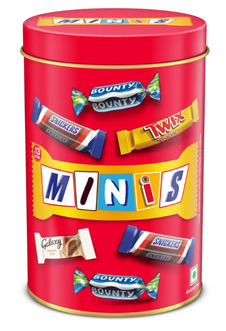 Mars Mixed Minis Chocolate Tin Pack 133g