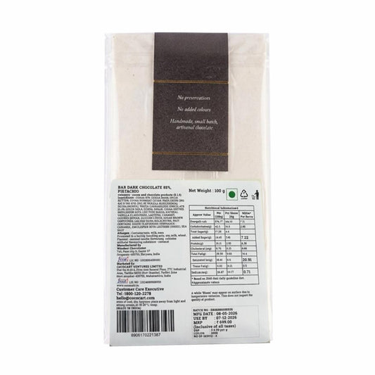 Rhine Valley 85% Dark Pistachio & Sea salt 100g