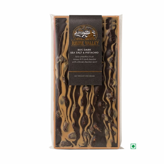 Rhine Valley 85% Dark Pistachio & Sea salt 100g