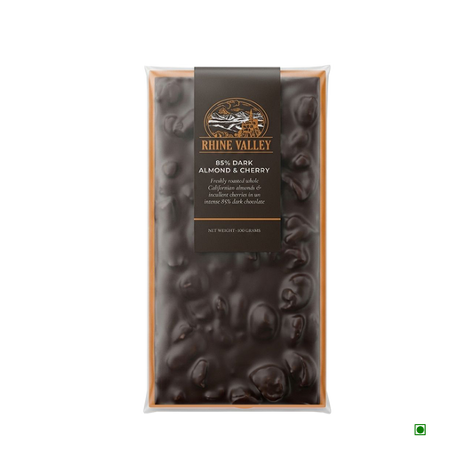 Rhine Valley 85% Dark Cherry & Almond 100g