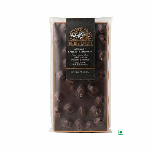 Rhine Valley 85% Dark Hazelnut & Cinnamon 100g