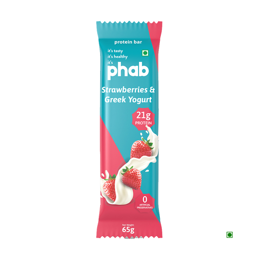 Phab Protein Bar Strawberries & Greek Yogurt 65g