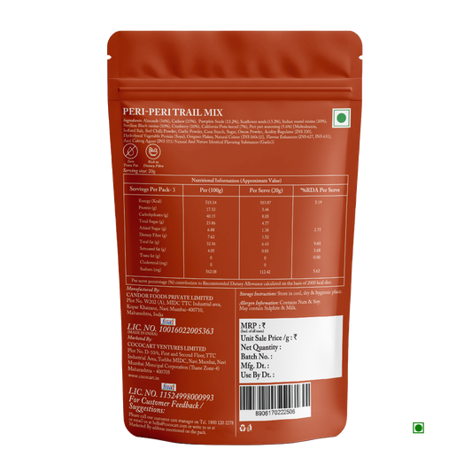 Rhine Valley Peri Peri Trail Mix 60g