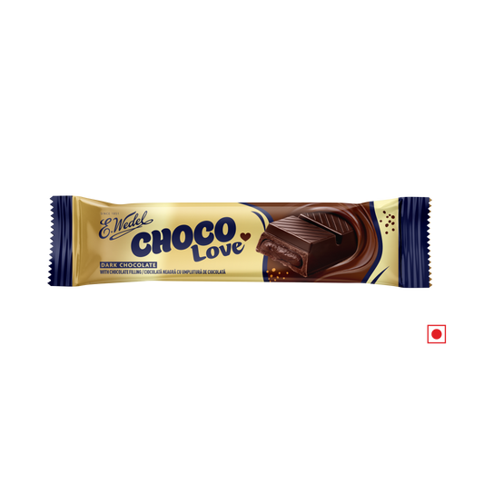 Wedel Choco Love Filed Dark Chocolate Bar 45g