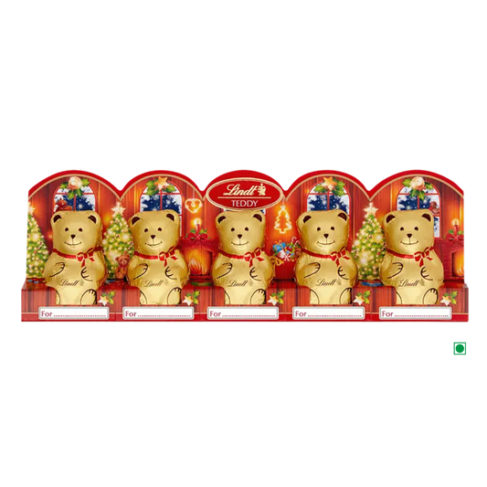 Lindt Teddy Mini Teddy Perforation Milk 5x10g