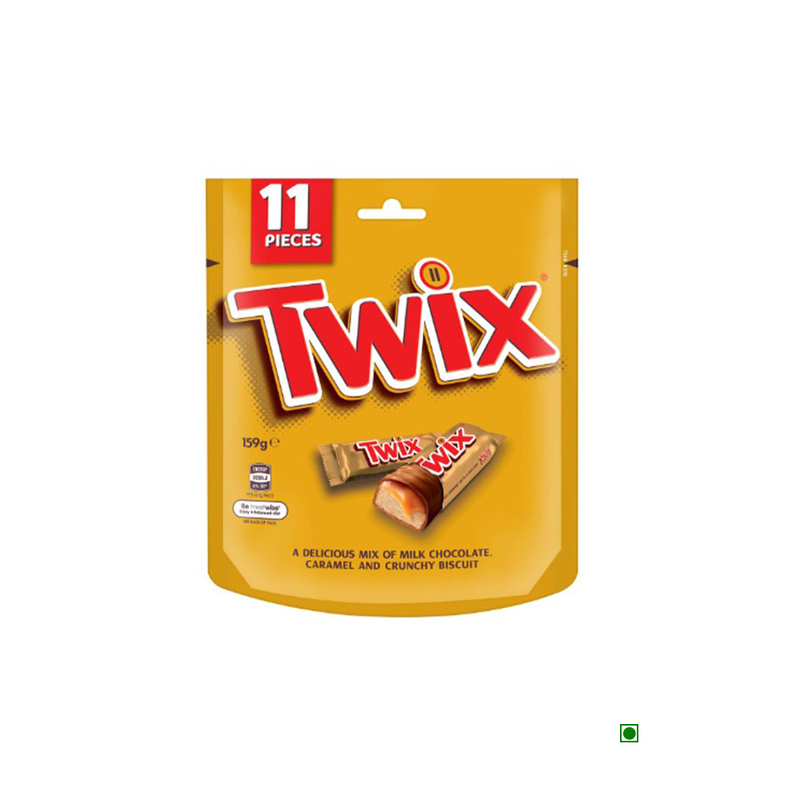 Twix Minis Fun Size Bag 159g Cococart India