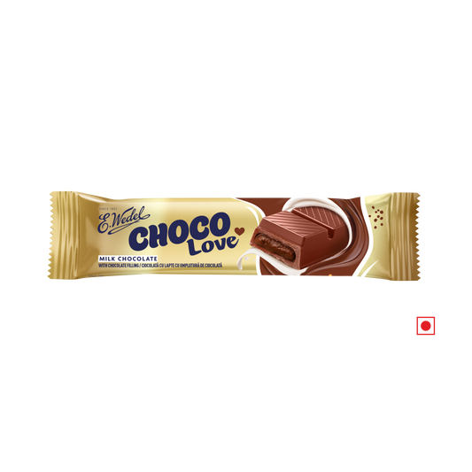 Wedel Choco Love Filled Milk Chocolate Bar 45g