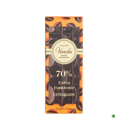 Venchi Mini 70% Extra Dark Chocolate Bar 30g