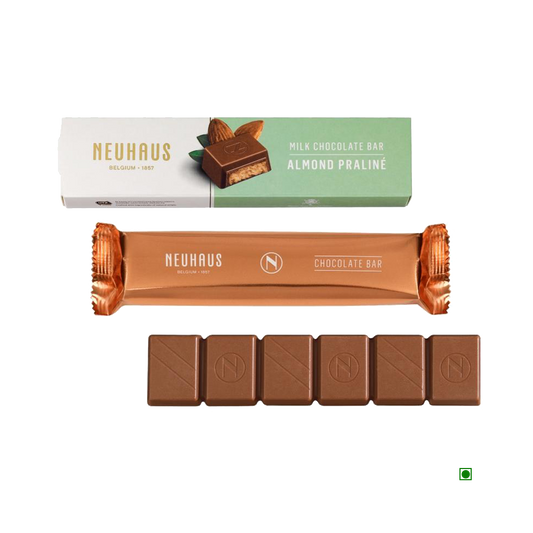 Neuhaus Milk Chocolate Almond Praliné Bar 50g