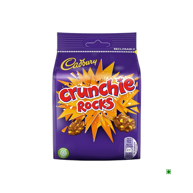 Cadbury Crunchie Rocks Bag 110g by Cadbury.