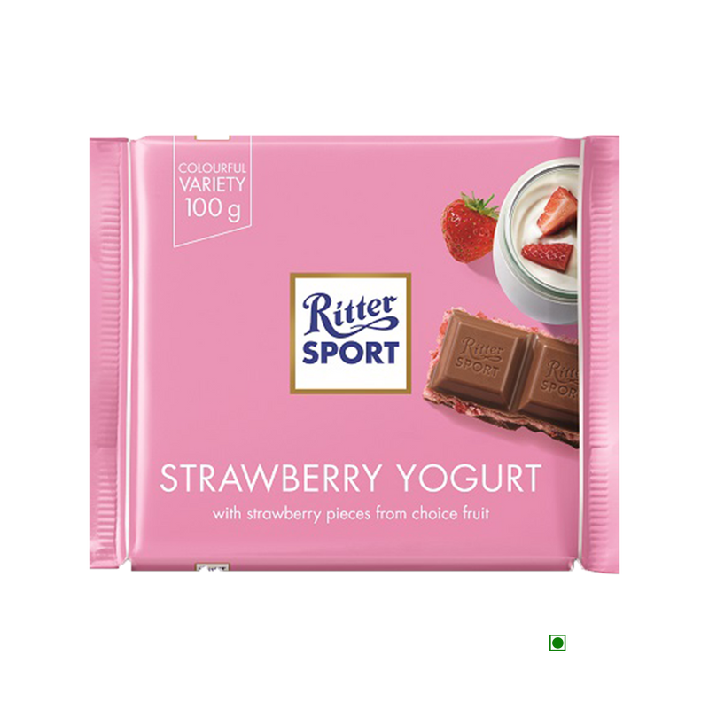 Ritter Sport Strawberry Yoghurt Bar.