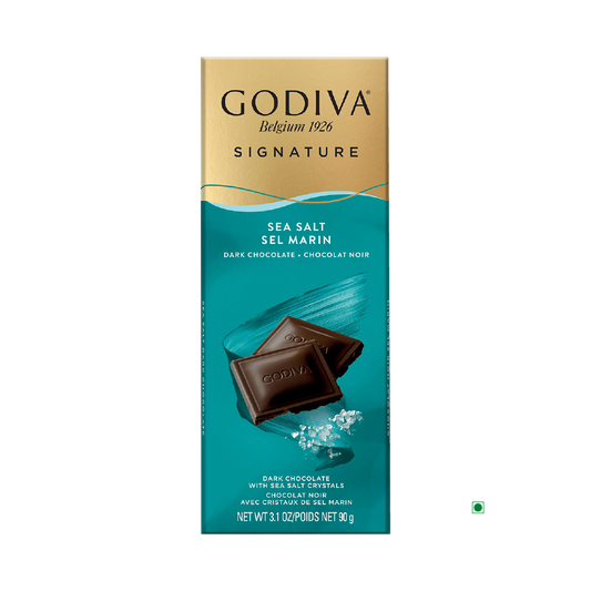 Godiva Dark Sea Salt Bar 90g