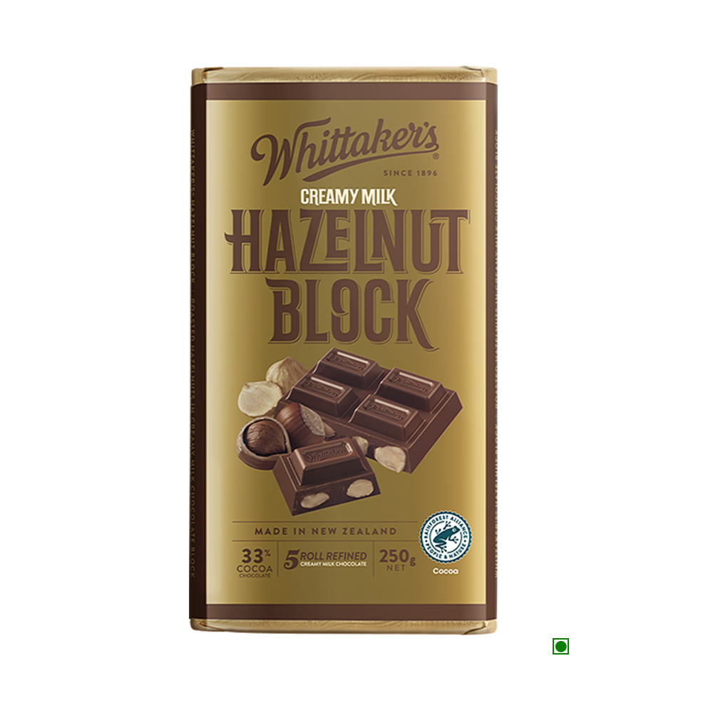 Whittaker's Hazelnut Block 250g by Whittakers.