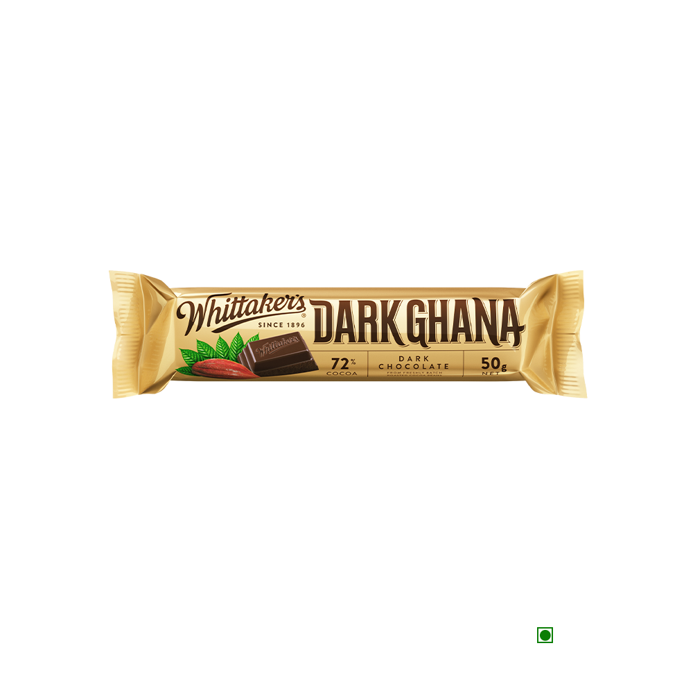 Whittaker's Dark Ghana 72% Bar 50g