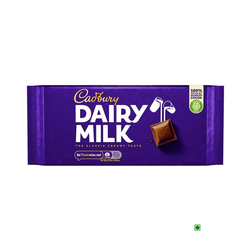 Cadbury Dairy Milk Chocolate Bar 180g.