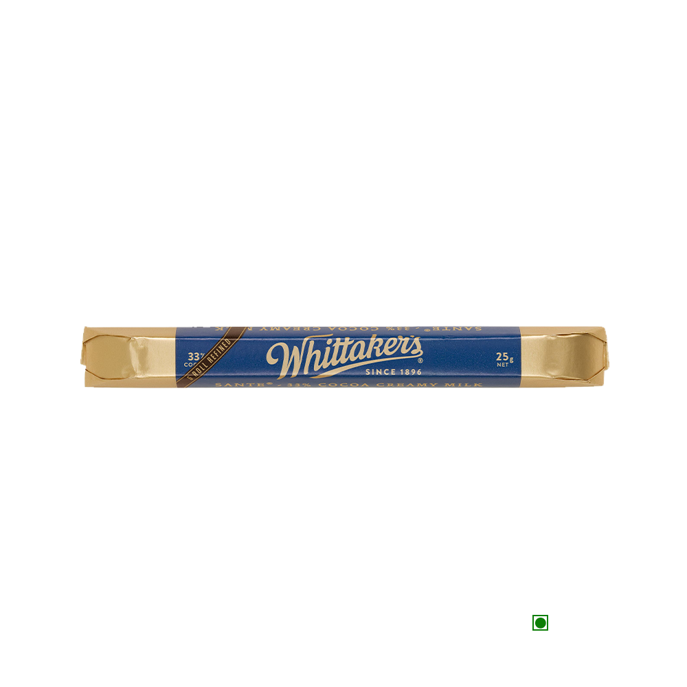 A box of Whittaker's Milk Sante Multipack Bars 75g on a white background.