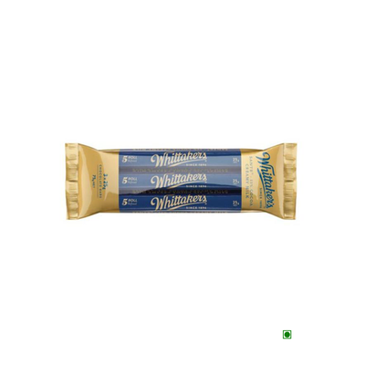 A Whittaker's Milk Sante Multipack Bars 75g with a gold label on it.