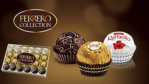 Indulge in the exquisite Ferrero Collection Box T24 269g featuring the iconic Ferrero Rocher and delectable Confetteria Raffaello. This box of chocolates is a perfect treat for.