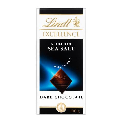 Lindt Excellence A Touch of Sea Salt Bar 100g.