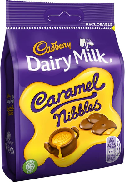 Cadbury Caramel Nibbles Bag 120g