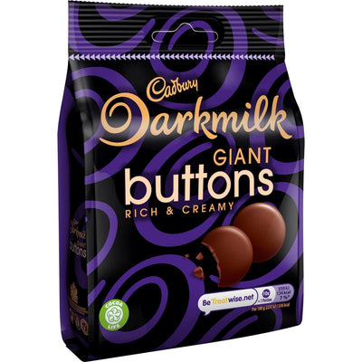 Cadbury's Cadbury Dark Milk Buttons Pouch 105g.