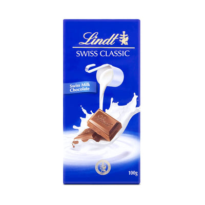 Lindt Swiss Classic Milk Bar 100g.