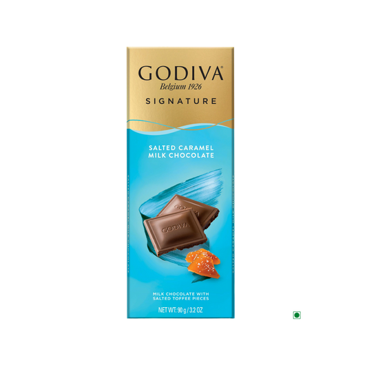 Godiva Milk Salted Caramel Bar 90g.