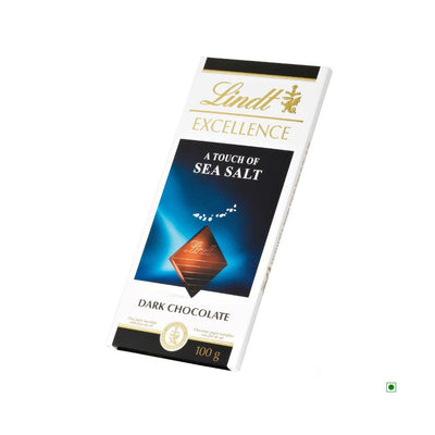 Lindt Excellence A Touch of Sea Salt Bar 100g by Lindt.