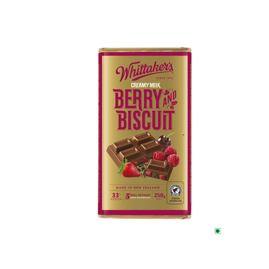 Whittaker's Whittakers Berry & Biscuit Bar 250g.