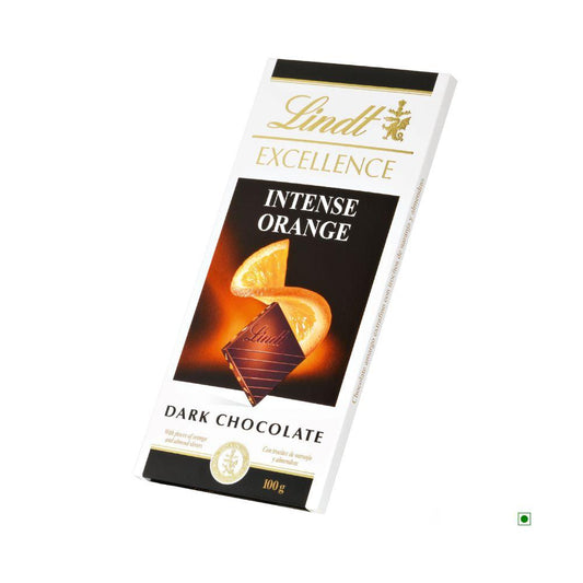 Lindt Excellence Orange Intense Bar 100g.