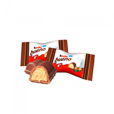 Two Kinder Mini Bueno T71 400g chocolate bars on a white background.