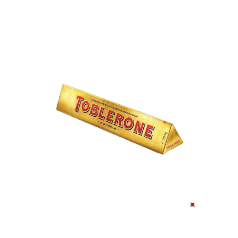 A Toblerone Milk Chocolate Bar 200g on a white background.