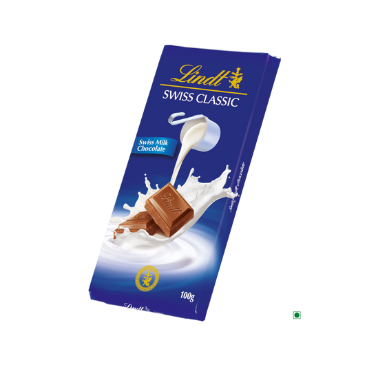 Lindt Swiss Classic Milk Bar 100g by Lindt.