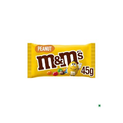 M&M's Peanut Single 45g bar.