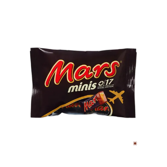 Mars Minis Bag 333g caramel chocolate bars.